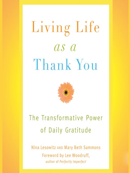 Title details for Living Life as a Thank You by Nina Lesowitz - Wait list